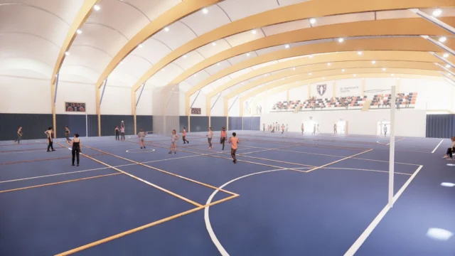 St Swithun’s School in Winchester has launched a major indoor sports development to inspire more girls to get active. Phase one includes covered courts, new fitness facilities & more - supporting students year-round, rain or shine.
